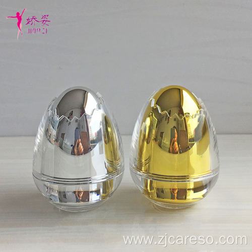 30g Luxury Egg Shape Acrylic Cream Jar